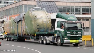 Bristol Freighter Aircraft on its way from New Zealand to England 2017 [upl. by Aseram]