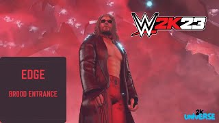 WWE 2K23 Edge Brood Entrance [upl. by Esidnac]