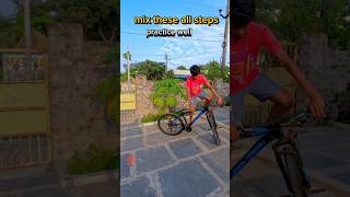 cyclestunt shorts mtb trending viral How to stunt 😱🤯 subscribeformore [upl. by Germana]