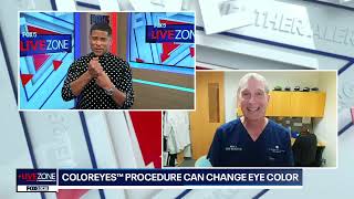 Eye Color Change Procedure News Coverage  Painless and Quick  More Info at MyColorEyescom [upl. by Tad]