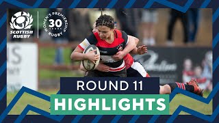 HIGHLIGHTS  Scottish Rugby Womens Premiership 202324  Round 11 [upl. by Cherian]