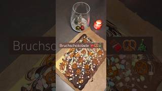 Bruchschokolade selber machen🍫🎄shortvideo christmas chocolate food viralvideo trending fyp [upl. by Adleremse]