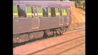 Train Melbourne loop to Frankston 1990 VHS cab ride [upl. by Ryter]