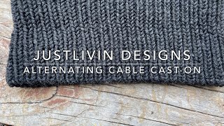 Alternating Cable CastOn [upl. by Nwahsyar745]