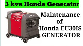 Honda EU30is Generator battery maintenance and replacement [upl. by Nylirehs]