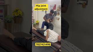 Hip joint adjustment reels motivation sciaticpain backpain [upl. by Odareg808]