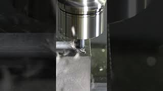 Drilling amp grooving with 1000 mmmin with a nonchattering end mill [upl. by Julian]