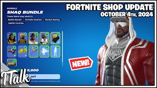 NEW SHAQ BUNDLE Fortnite Item Shop October 4th 2024 Fortnite Chapter 5 [upl. by Icat]