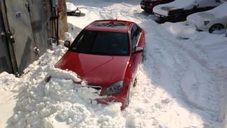 Mercedes C300 4Matic winter action [upl. by Ahsieit]