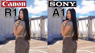 Canon EOS R1 vs Sony Alpha 1 Portrait Mode Autofocus Camera Test Comparison [upl. by Mikol]