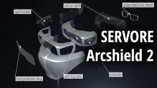 SERVORE Arcshield 2 selbstabdunkelnde Schweißerbrille mit aufsteckbarem Gesichtsschild und HFSensor [upl. by Magdalene751]