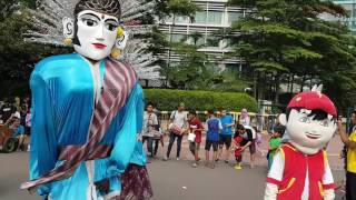 Ondel Ondel BETAWI Car Free Day [upl. by Akimyt738]