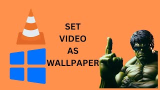 How to Set a Video as Windows 10 Desktop Background or Wallpaper using VLC Media Player [upl. by Suoirred868]