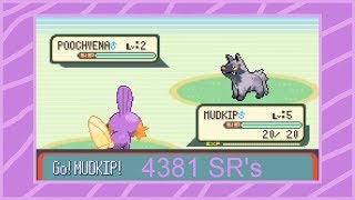 Live Shiny Mudkip after 4381 SRs in pokemon Sapphire [upl. by Balfore]