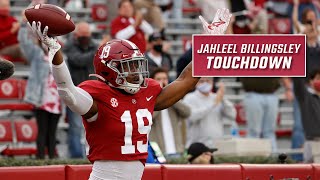 Jahleel Billingsley catches first career touchdown for Alabama [upl. by Ariel]