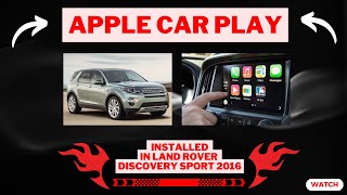 👉 Land Rover Discovery Sport 2016  Wireless CarPlay Installation Guide [upl. by Suirauqed]