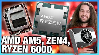 AMD Ryzen 6000 CPUs AM5 Socket Zen 4 R7 5800X3D amp RX 6500 XT [upl. by Amador]