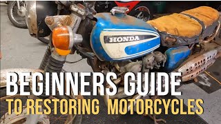 Beginners Guide to Restoring Vintage Motorcycles motorcyclerewind vintagemotorcycles [upl. by Walburga]