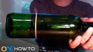 How to Cut Glass Bottles with a String and Fire [upl. by Nwahc317]