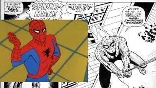 Comparing SpiderMan 1967 episodes dialogue with the comic [upl. by Anelaj595]