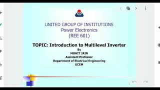 Introduction to Multilevel Inverter [upl. by Myrah702]