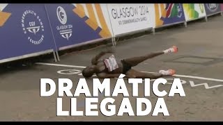 Dramática llegada en Glasgow14  Runners World España [upl. by Hannover]