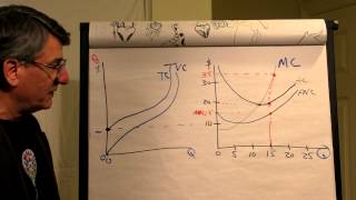 Reading Cost Graphs  Microeconomics [upl. by Krakow]