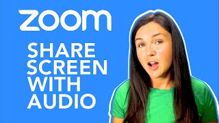 Zoom How to Share Screen or Share Video with Audio in Zoom  Quick Tutorial [upl. by Catton]