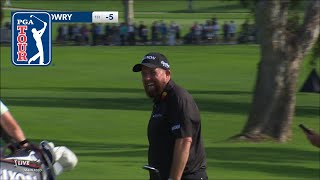 Shane Lowry holes out for INCREDIBLE ALBATROSS at Farmers [upl. by Notgnirra]