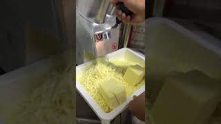 electric mozzarella pizza cheese cutting shredding slicing shredder slicer dice dicer grater machine [upl. by Trask]