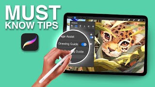 7 Procreate tips I wish I knew as a beginner no7 is my fave [upl. by Marb]