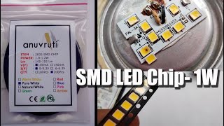 Cool White High Intensity Bright Lighting Bulb 2835 SMD LED Chip DC 6V1W150mA80CRI 💡 [upl. by Earehs]