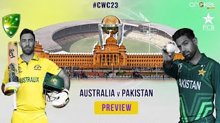 🔴LIVE🔴  Australia vs Pakistan  Preview  World Cup 2023 [upl. by Netniuq]