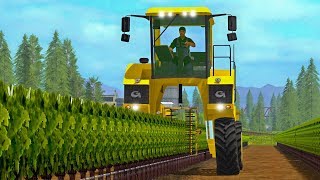 PRUNING amp SPRAYING GRAPES in the Vineyard  Farming Simulator 17 [upl. by Oriane]