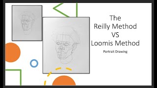 Portrait Drawing  Reilly Method Vs Loomis Method [upl. by Aratal]