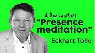 Eckhart Tolle Lessons  Presence Meditation 20 min [upl. by Annonyw902]