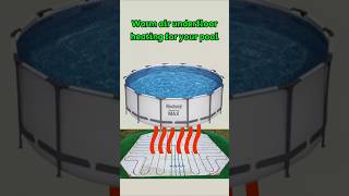 Warm air underfloor heating for your pool  100 Solar PV powered [upl. by Nothsa742]