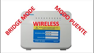 🖥📱 Como configurar MODEM HG658d modo PUENTE  ROUTER Telmex WIRELESS 🖥📱 [upl. by Airemaj]