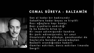 CEMAL SÜREYA  BALZAMİN [upl. by Ellerad]