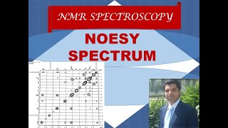 NOESY spectrum  Stereochemistry  How to read NOESY spectrum [upl. by Oxford]