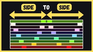 Pendulum Wave Keeps Bouncing From Side To Side  Harmonic Minor Scale  Polyrhythms [upl. by Eniamaj]