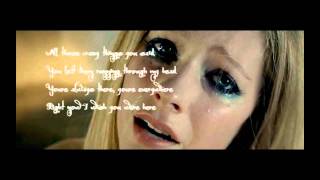 Avril Lavigne  Wish you were here  Lyrics HD [upl. by Castera]