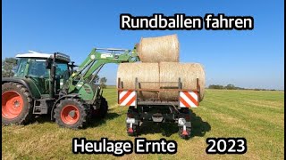 Rundballen fahren  Heulage  fofftein [upl. by Spence536]