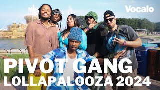 Pivot Gang Catching up with the Chicago rap group at Lolla 2024  Vocalo Radio [upl. by Kirwin]