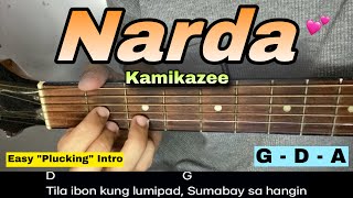 Narda  Kamikazee 4 Easy Chords😍 EASY GUITAR TUTORIAL [upl. by Weisbart]