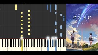 Zenzenzense／RADWIMPS／PianoHard [upl. by Secor]