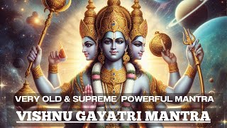 FULFILL YOUR EVERY DREAM with this mantra  Vishnu Gayatri Mantra [upl. by Nesnaj]