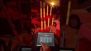 Some SoundSwitch Shortcut Pixel Animation Autoloops on the Both Lighting 360 Tubes dj djsetup [upl. by Ginsberg]