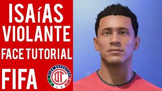 Isaías Violante Toluca  Face tutorial FIFA [upl. by Barhos]