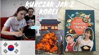 Koreański smażony kurczak z przepisu Pierogi z Kimchi  COOKING WITH THE TWINS ep3 [upl. by Htrahddis]